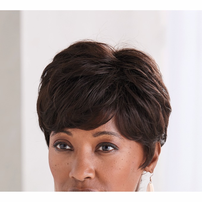 Grace Wig, Medium Dark Brown, large
