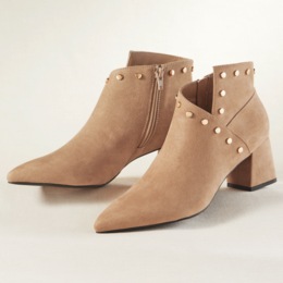 Studded Crossover Bootie, , large