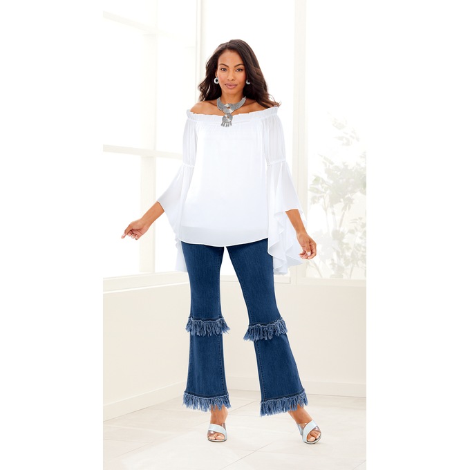Frida Fringe Jean, , large