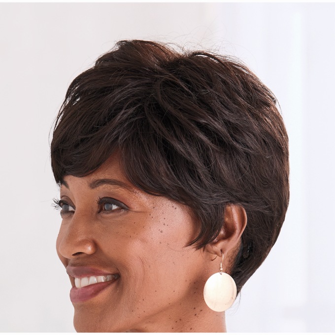 Grace Wig, Medium Dark Brown, large