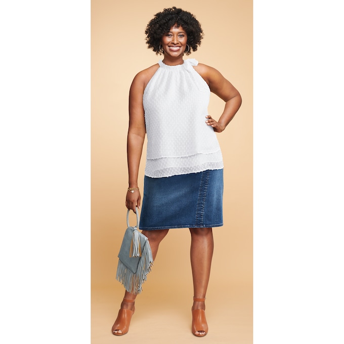 Hazel Bow Tank, , large