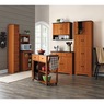Katie Small Kitchen Cart with Storage, Black Oak, large