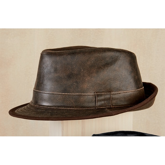 Leather Fedora ASHRO