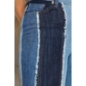 Pieces of Me Mixed-Wash Women&rsquo;s Flare-Leg Jean in Spliced Stretch Denim, , large