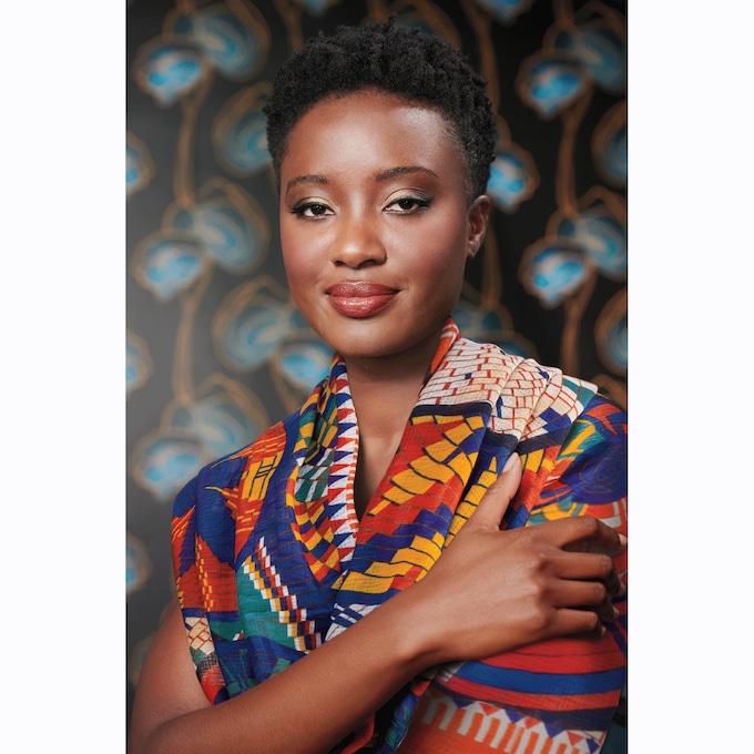 Afrocentric Printed Scarf, , large