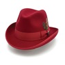 Stacy Adams Men's Harvey Homburg Hat with Feather Accent, , large