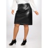 Faux Leather Skirt, , large