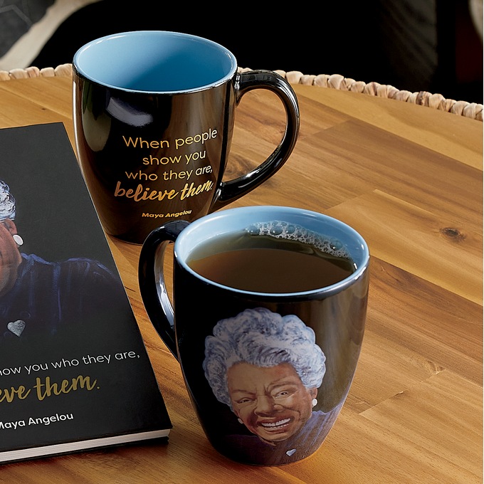 African American Expressions Maya Angelou Mug, , large