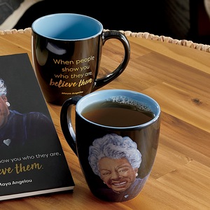 African American Expressions Maya Angelou Mug, , large