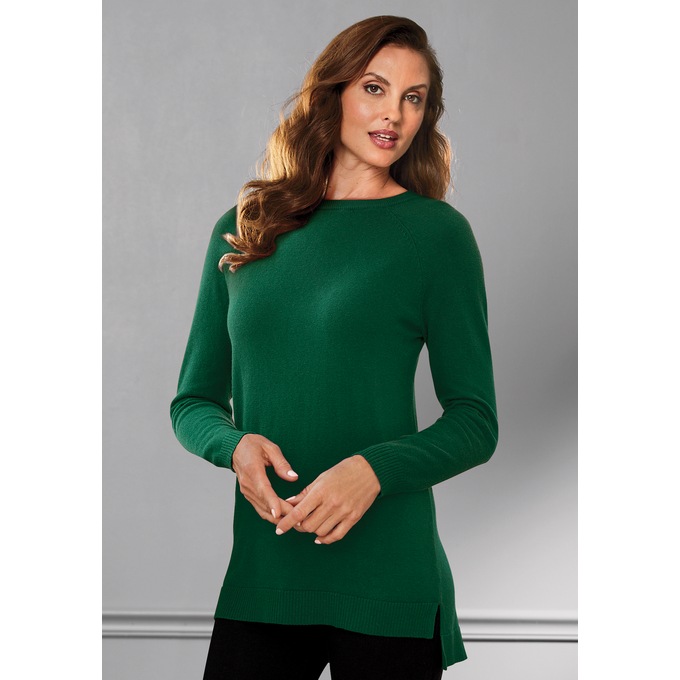 Cashmere-Blend Sweater, , large