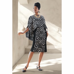 Sabra Cape Dress, , large