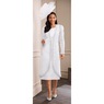 Lelina Pearl Mesh Jacket Dress, White, large