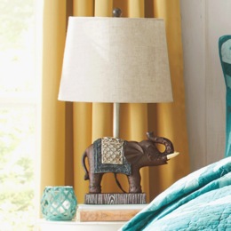 Samira Elephant Table Lamp, , large