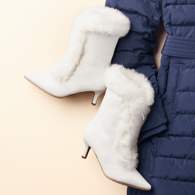 Faux Fur Trim Boot, , large