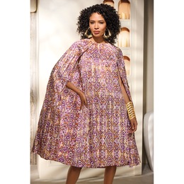 Kamella Pleated A-Line Dress, , large
