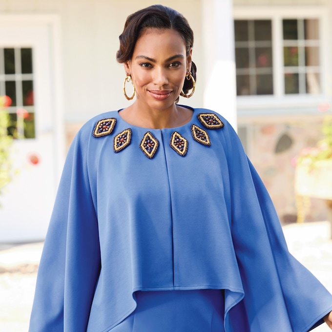 Pelbea Jacket Dress, Ocean Breeze, large