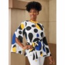 Eliza Dot Blouse, , large