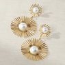 Stone/Rays Drop Earrings, , large