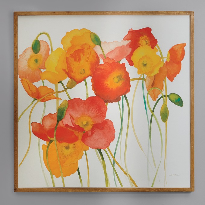 Framed Poppies Art, , large