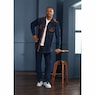 Stacy Adams Denim Pant Set, Medium Wash, large