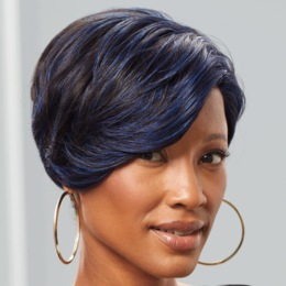 Jayla Lace-Front Wig, Off Black Blue, large