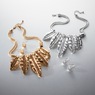 Leaf Necklace and Earring Set, , large