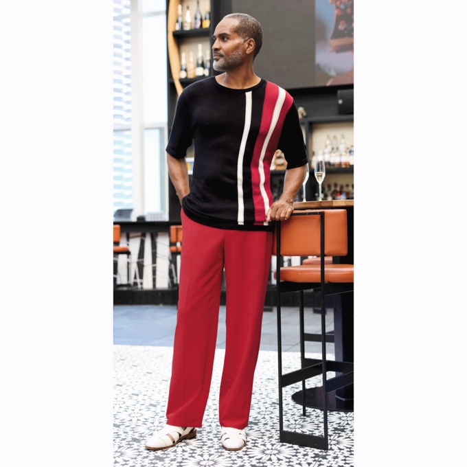 Stephen Sweater Pant Set, , large