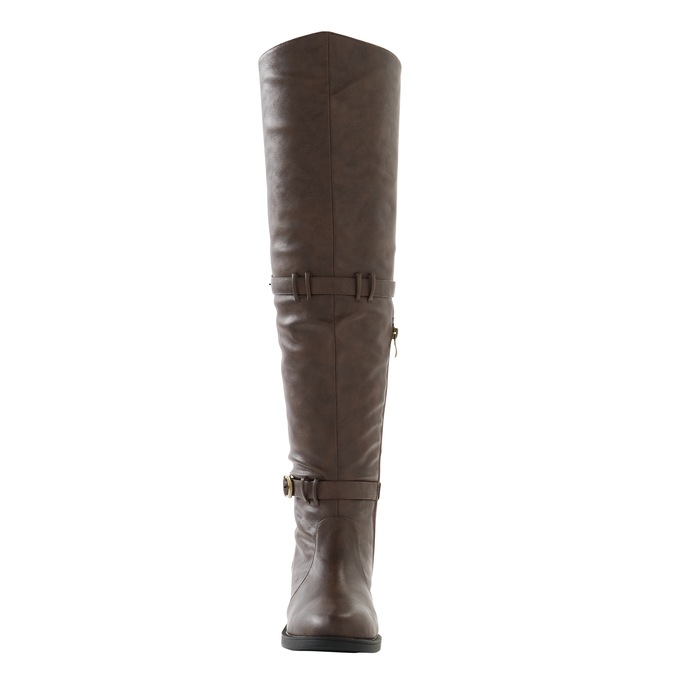 Fold-Over Riding Boots for Women with Over-the-Knee or Cuffed Styling Options and 1.25” Heel, , large