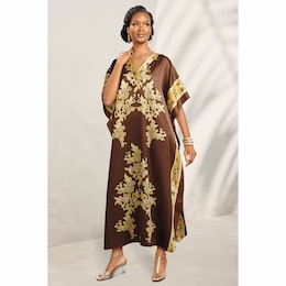 Blare Long Caftan: Easy Dressy with Regal Details, , large
