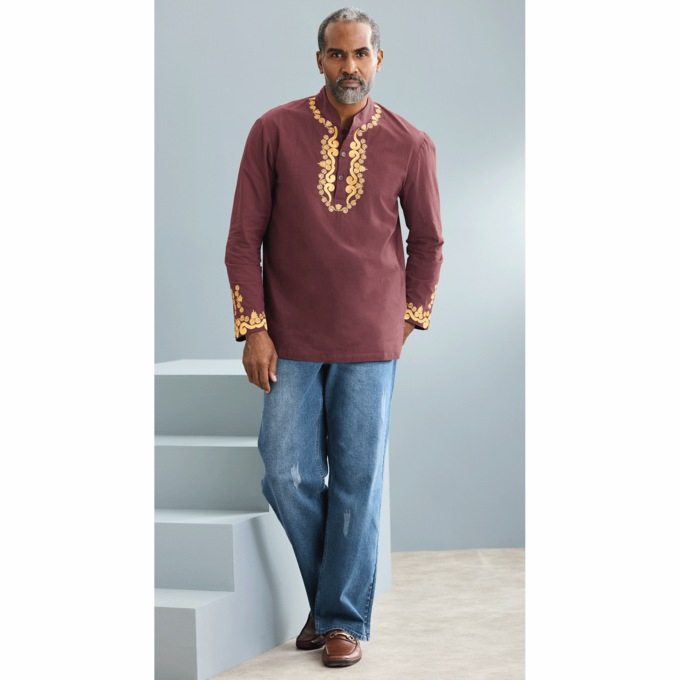 Khair Afrocentric Shirt, , large