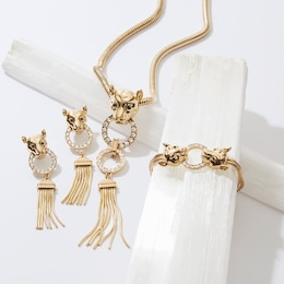 Panther Crystal Jewelry Set, , large