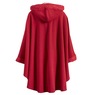 Simone Sherpa Cape and Gloves Set, Red, large