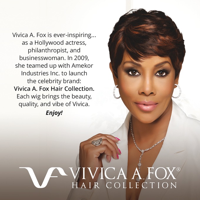 Vivica Fox Human-Hair Bob Wig, , large