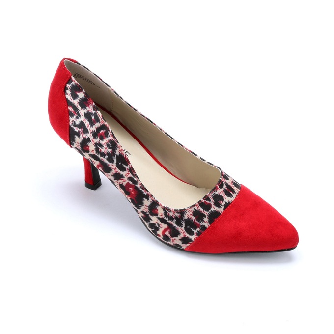 Animal Print Pump by Classique, , large