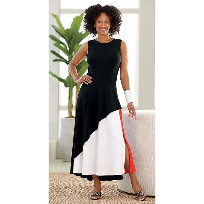 Jackie Colorblock Dress, , large