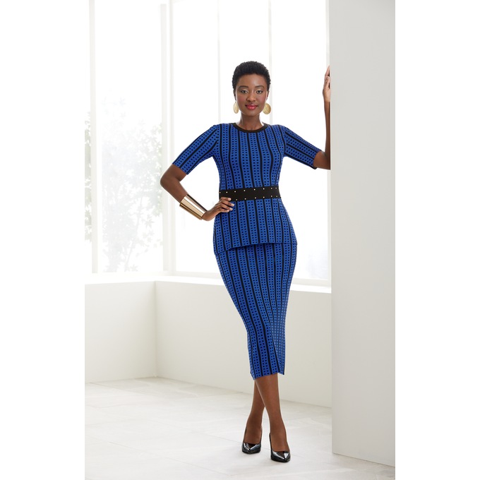 Angela Studded Sweater and Skirt, , large