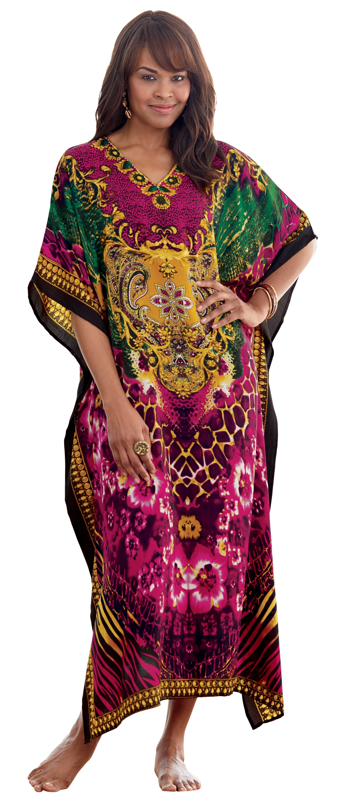 long sleeve bohemian maxi dress