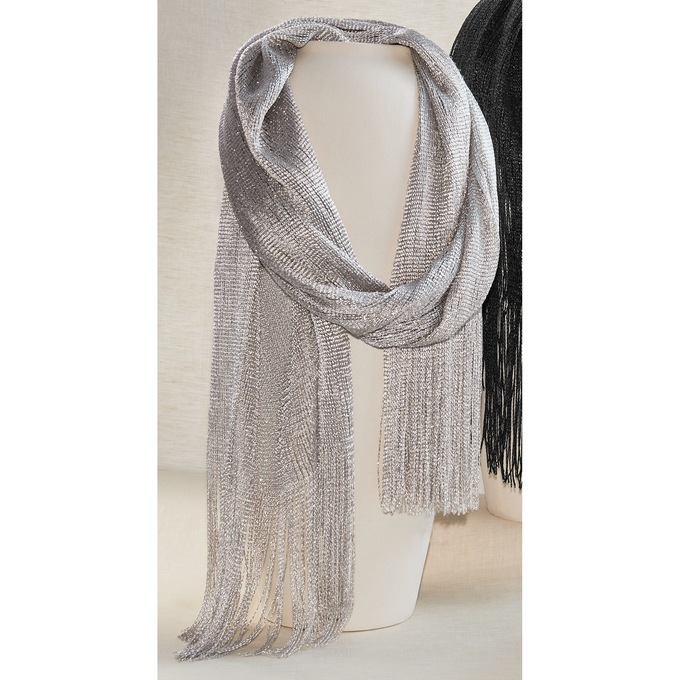 Metallic Scarf, , large