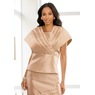 Raheema Pleated Top, , large