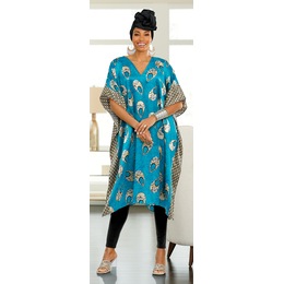 Amal Short Caftan, , large