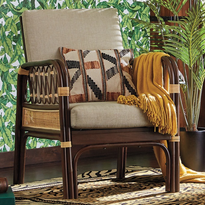 Rattan Armchair, , large