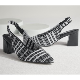 Plaid Slingback, , large