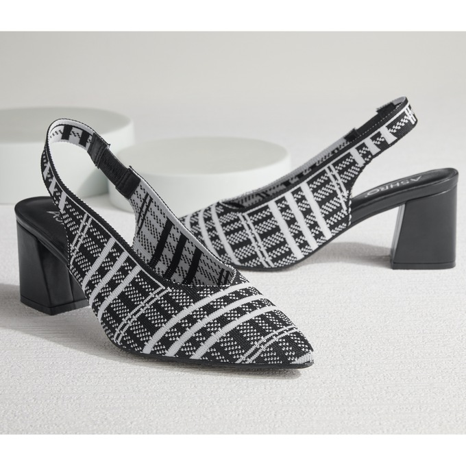Plaid Slingback, , large
