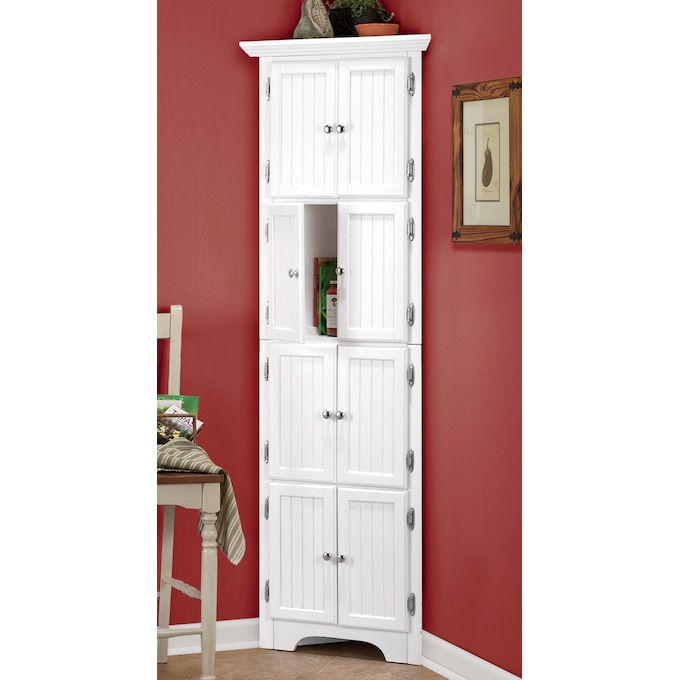 Westwick Tall Corner Storage Cabinet with 8 Doors, , large