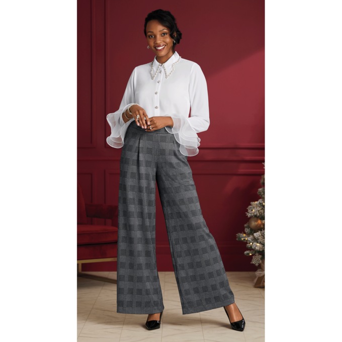 Sutton Wide-Leg Pant, , large