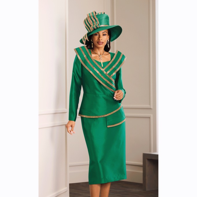 Zelena Skirt Suit, , large