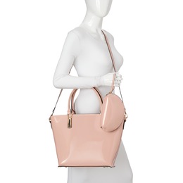 3-Piece Patent Satchel Set, , large