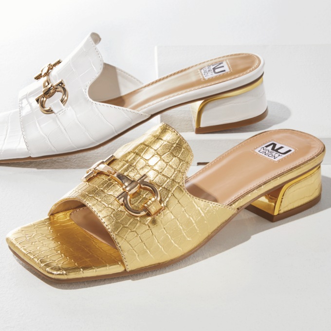 Ninety Union Expo Croco-Print Slide, , large
