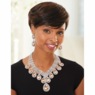 Crystal Necklace and Earring Set, , large