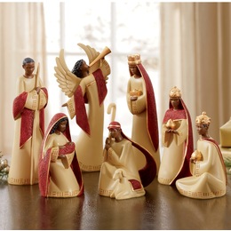 7-Piece Heritage Nativity Scene, , large